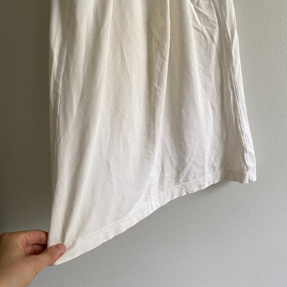 LULULEMON White Racerback High Back Scoop Neck Tank Top Size 4 - Picture 6 of 9